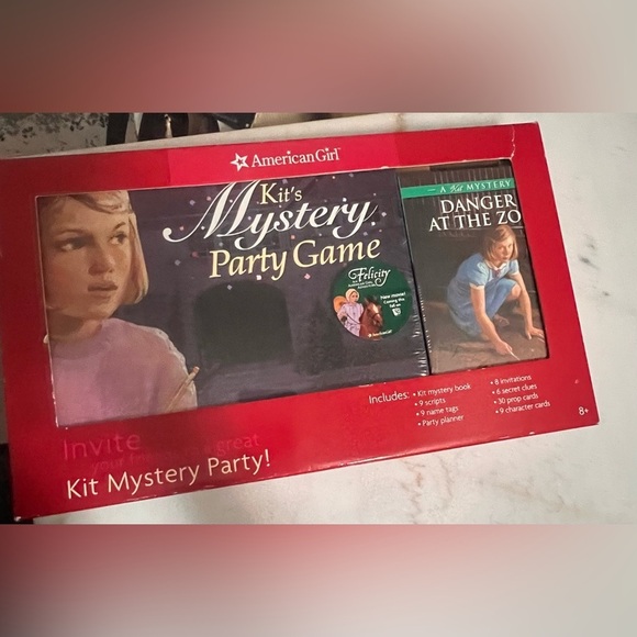 American Girl Kit's Mystery Party Board Game Host a Mystery Complete Set Sealed - Picture 3 of 6